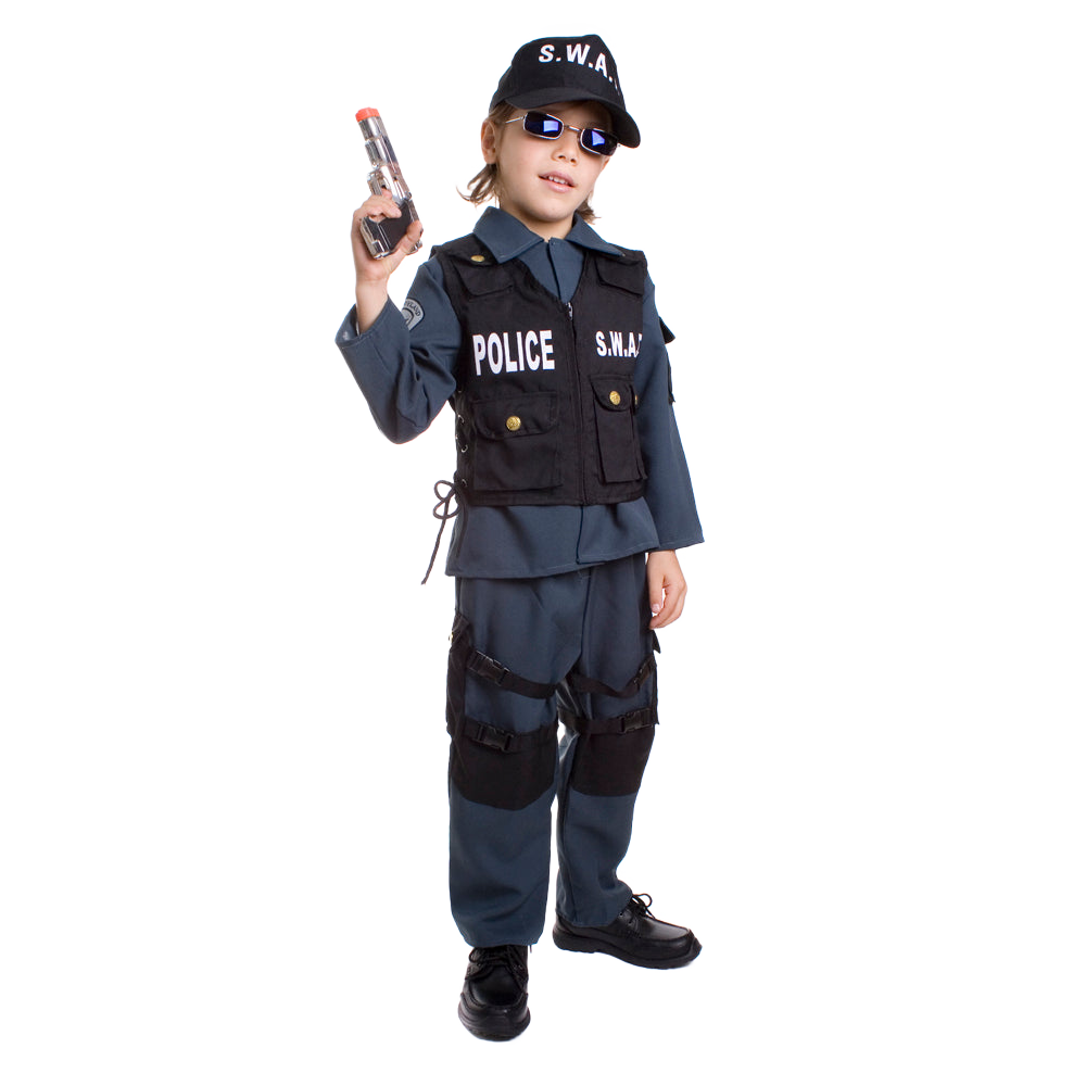 S.W.A.T. Police Officer Costume - Kids
