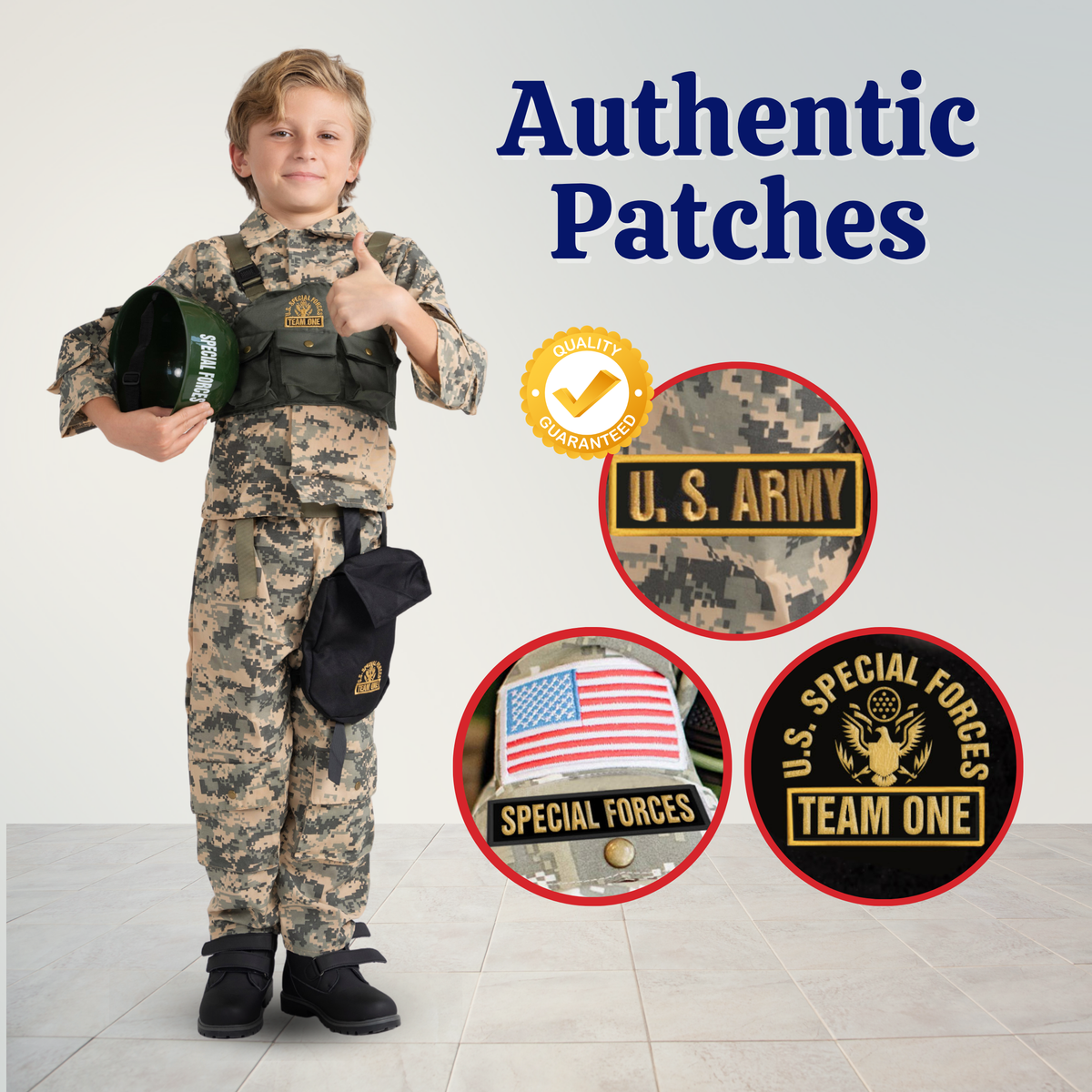 Army Soldier Costume - Kids