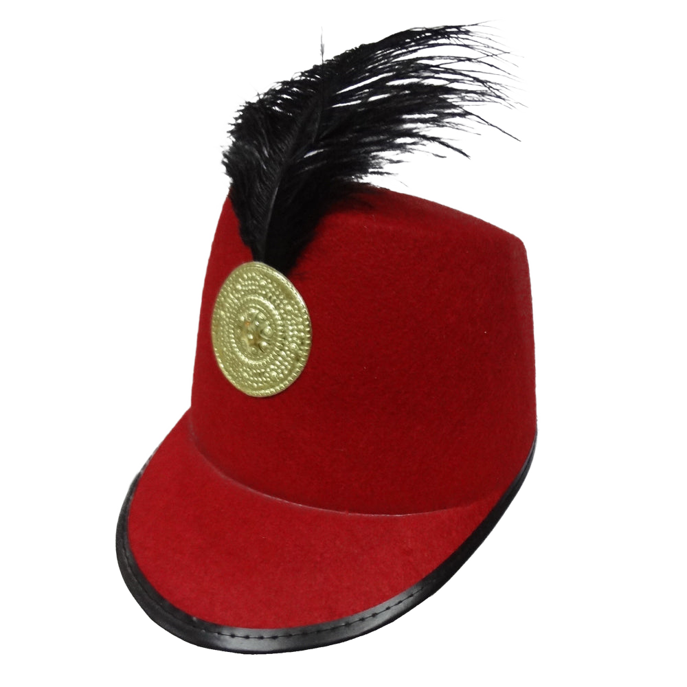 Red Marching Band Hat - Adults