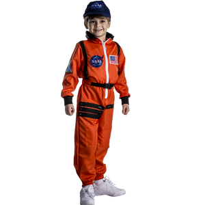 NASA Astronaut Costume Orange - Kids