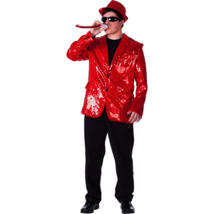 Red Sequin Jacket - Adults