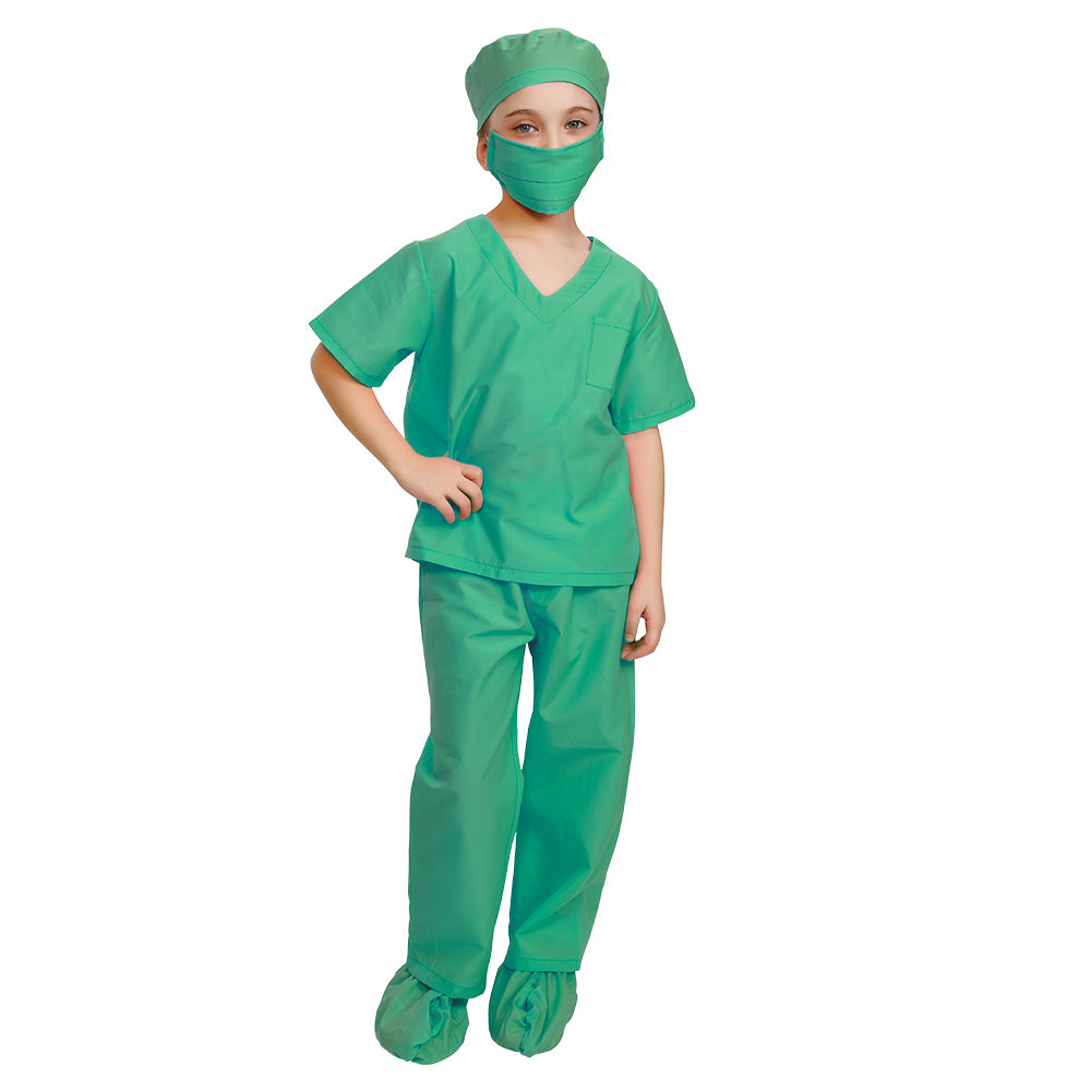 Nurse Costume Green - Kids