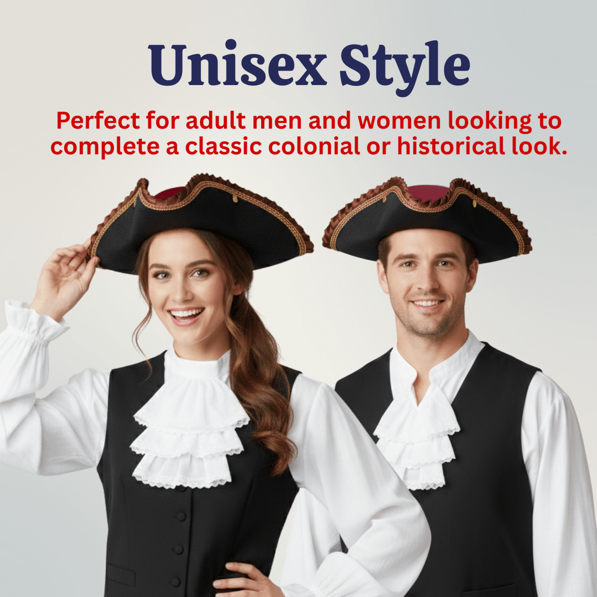 Burgundy Pirate Hat - Adults