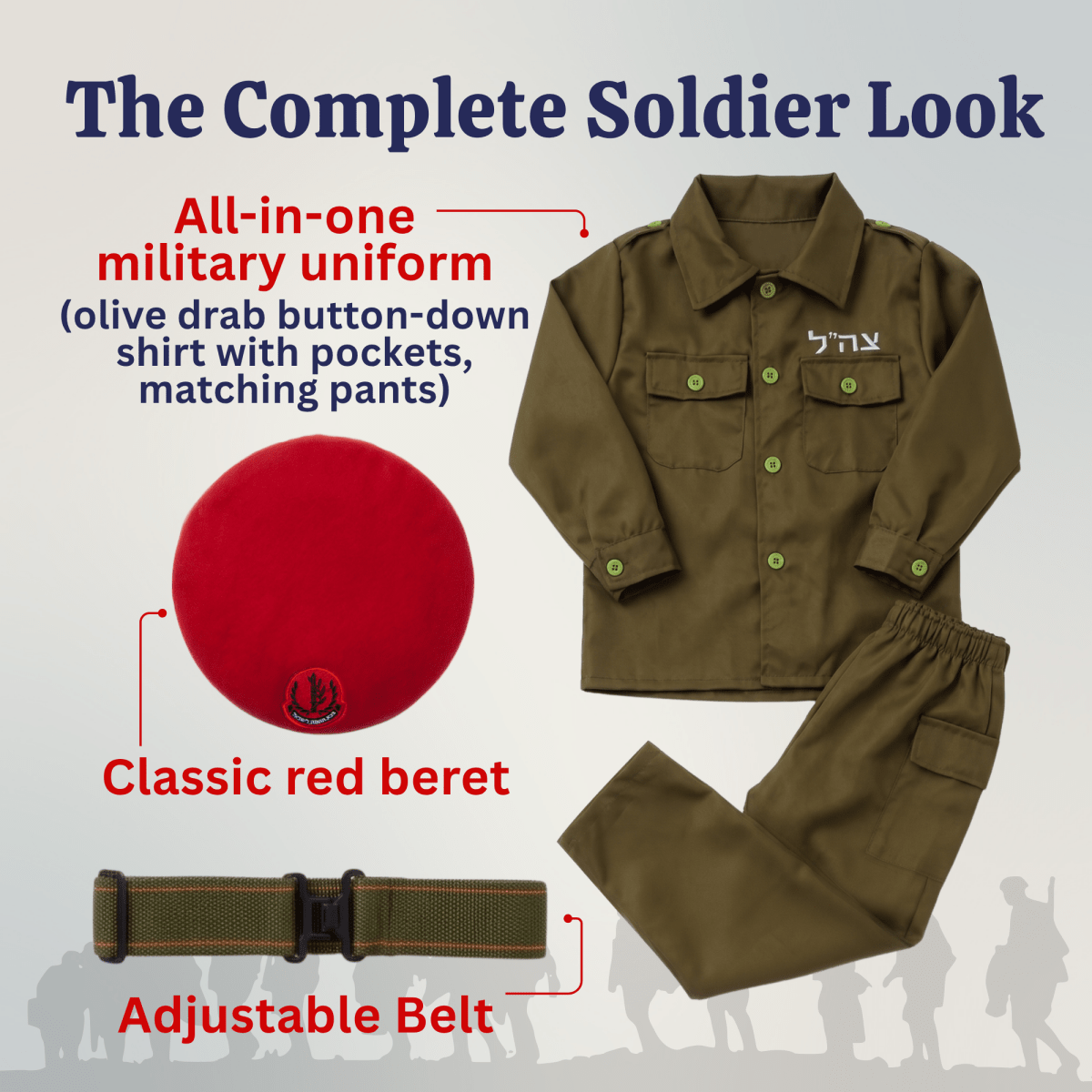 Israeli Soldier Costume - Kids