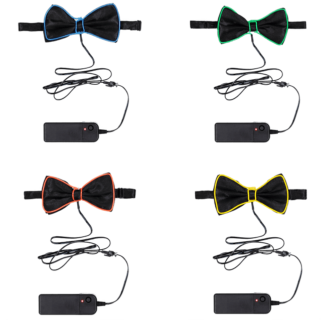 Light up LED Party Bowtie