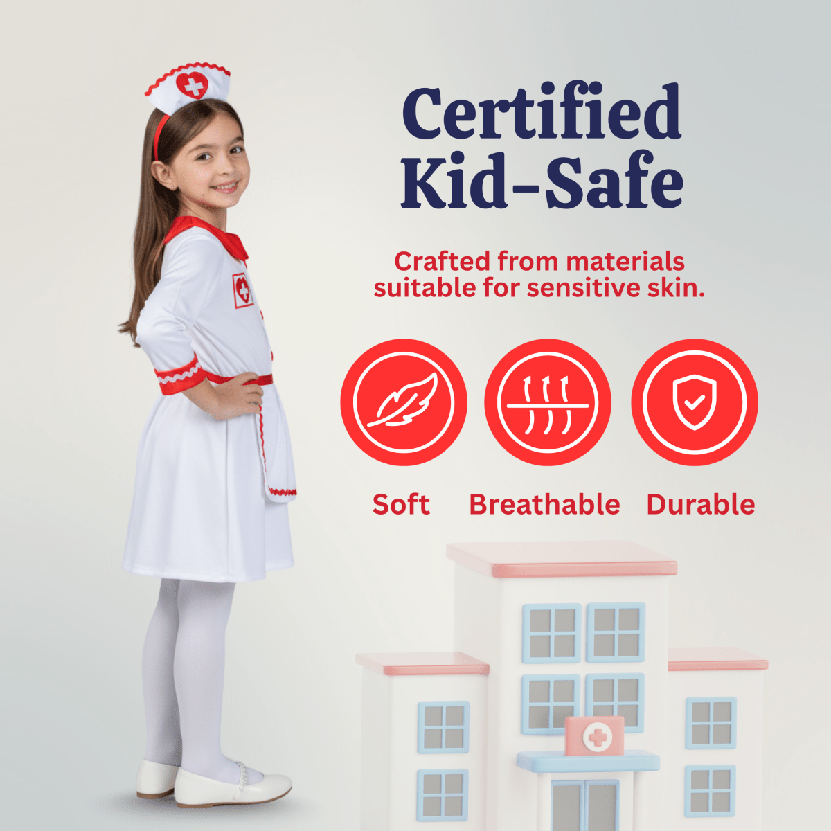 Nurse Costume - Kids