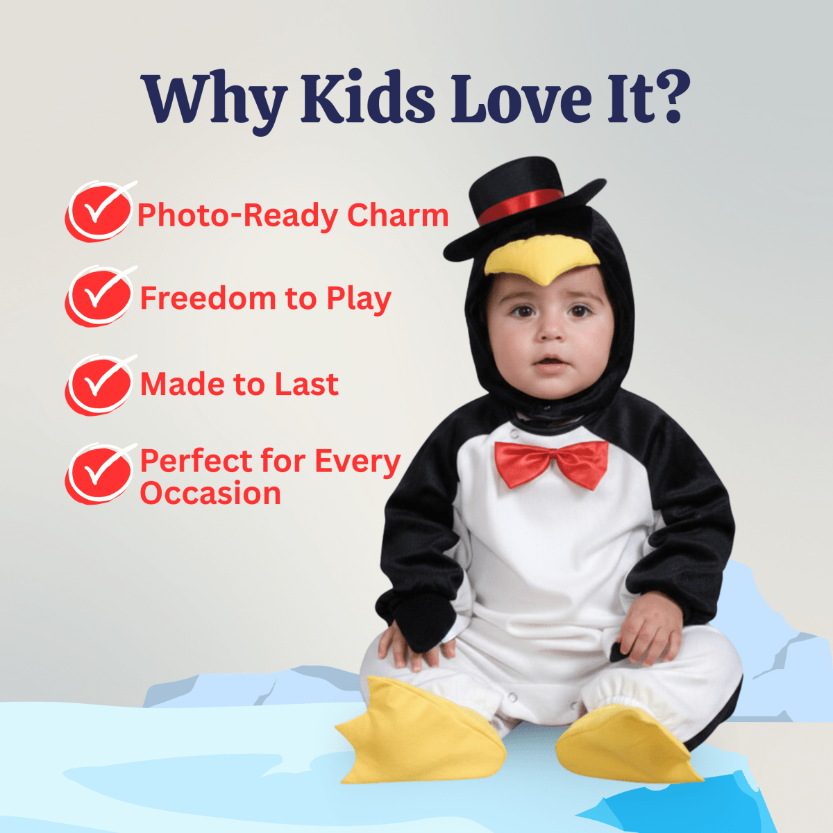 Penguin Costume - Kids