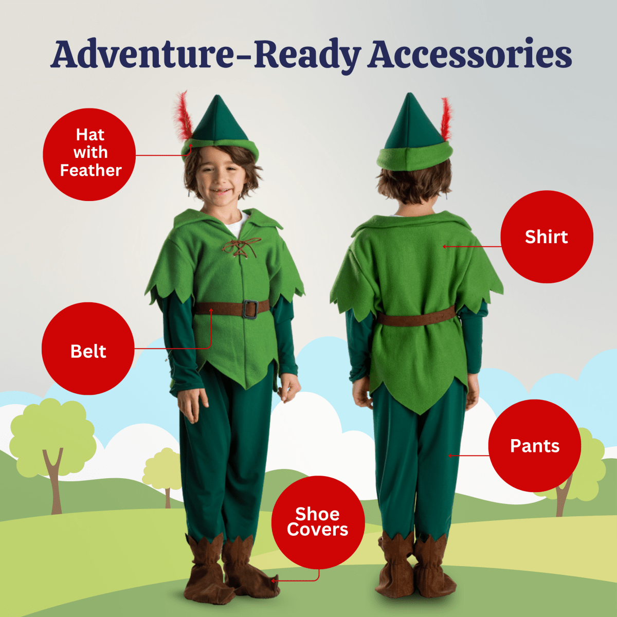 Peter Pan Costume - Kids