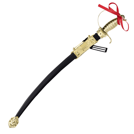 Pirate Gold Tipped Sword