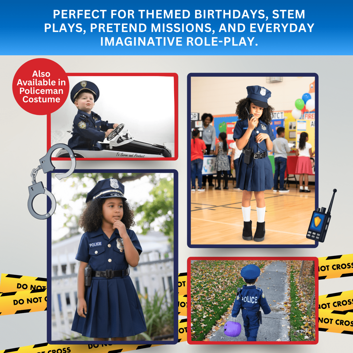 Police Officer Costume - Kids