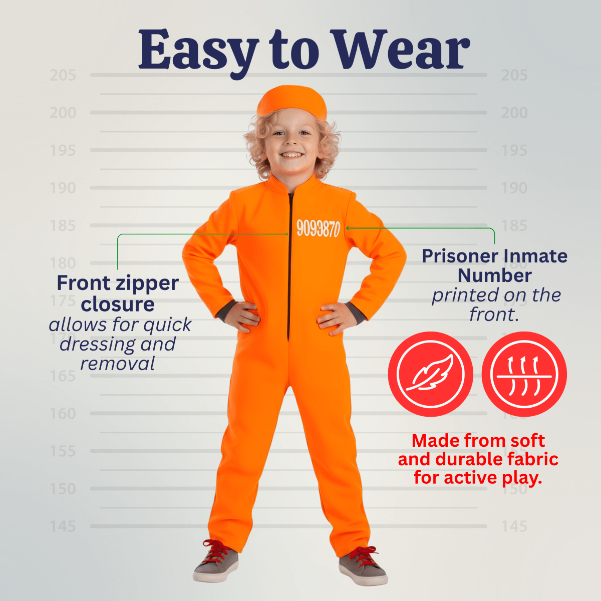 Prisoner Costume - Kids