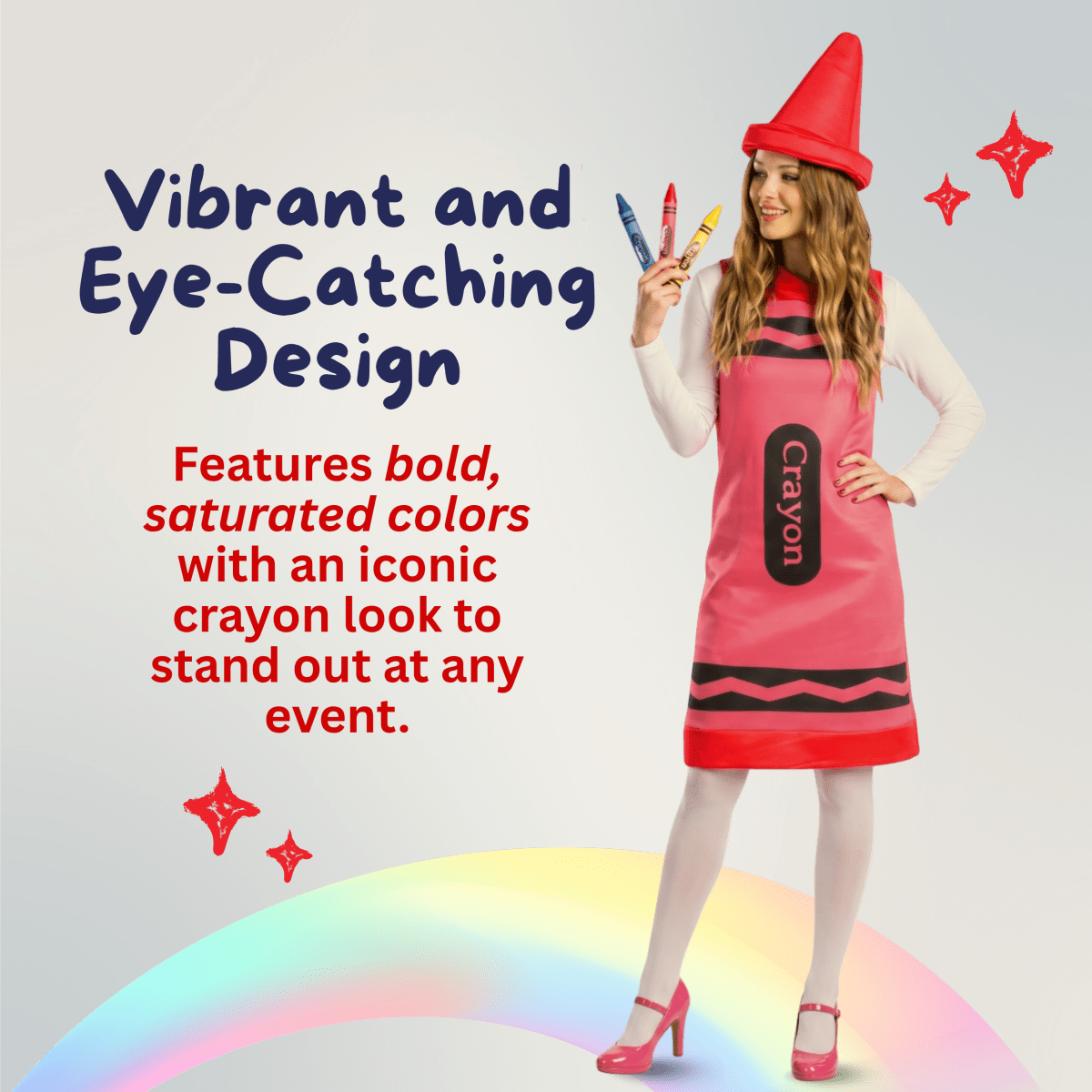 Red Crayon Costume - Kids
