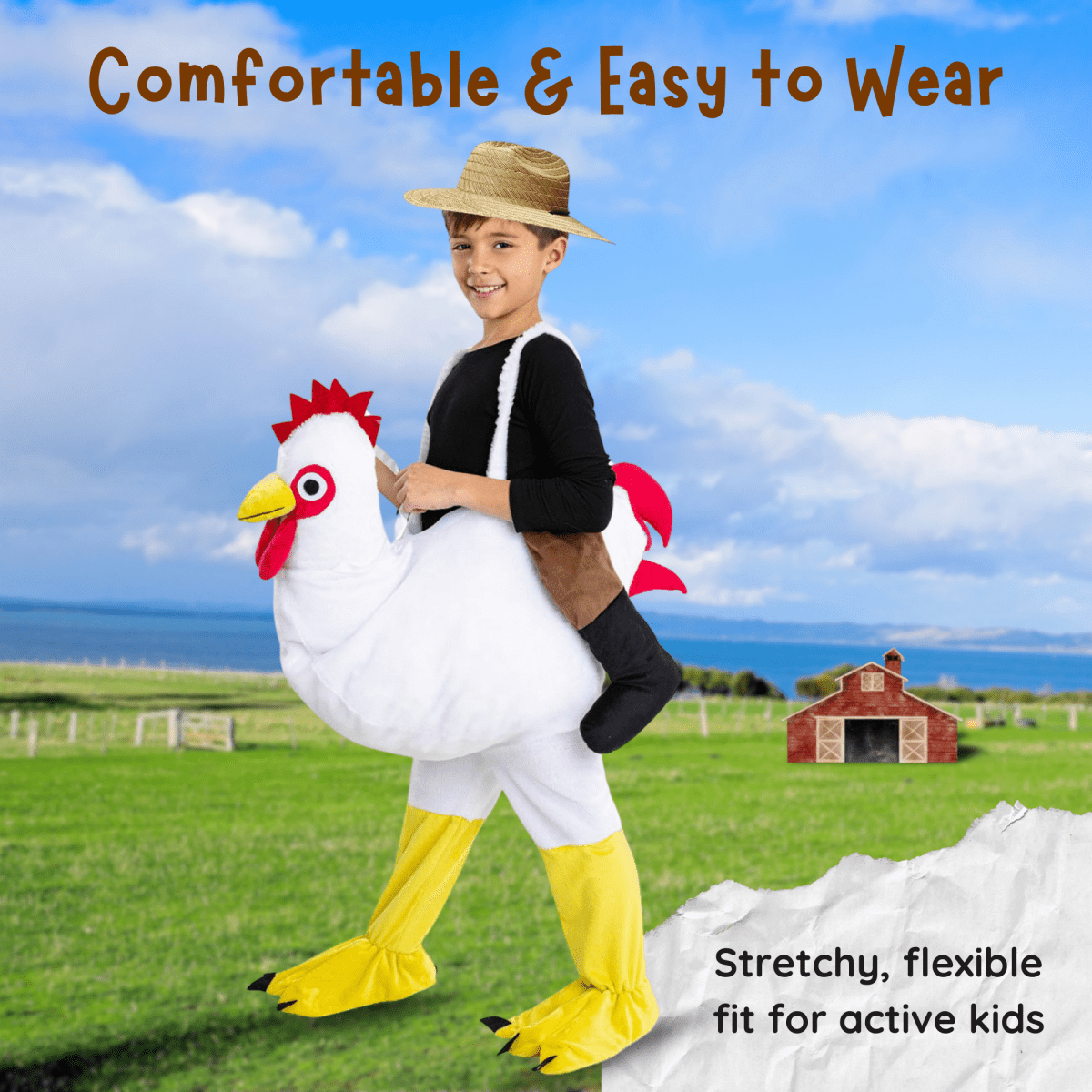 Ride-A-Chicken Costume
