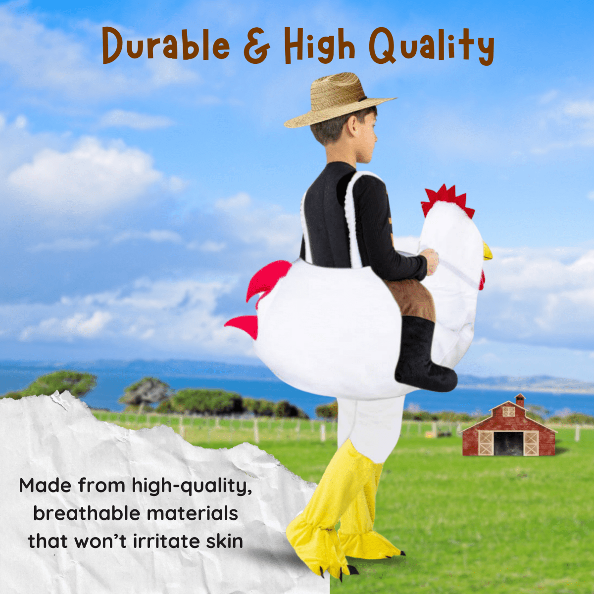 Ride-A-Chicken Costume