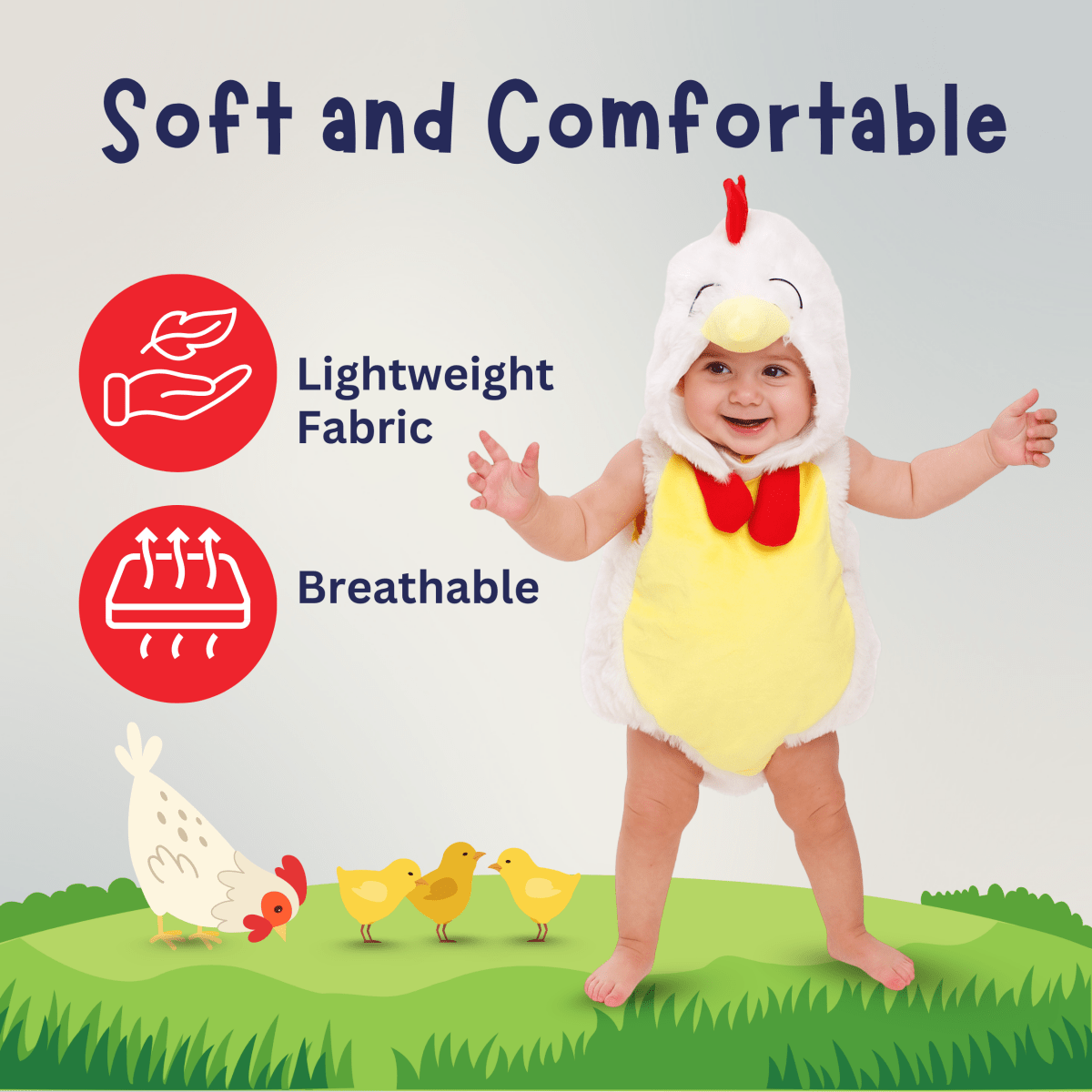 Rooster Costume - Babies