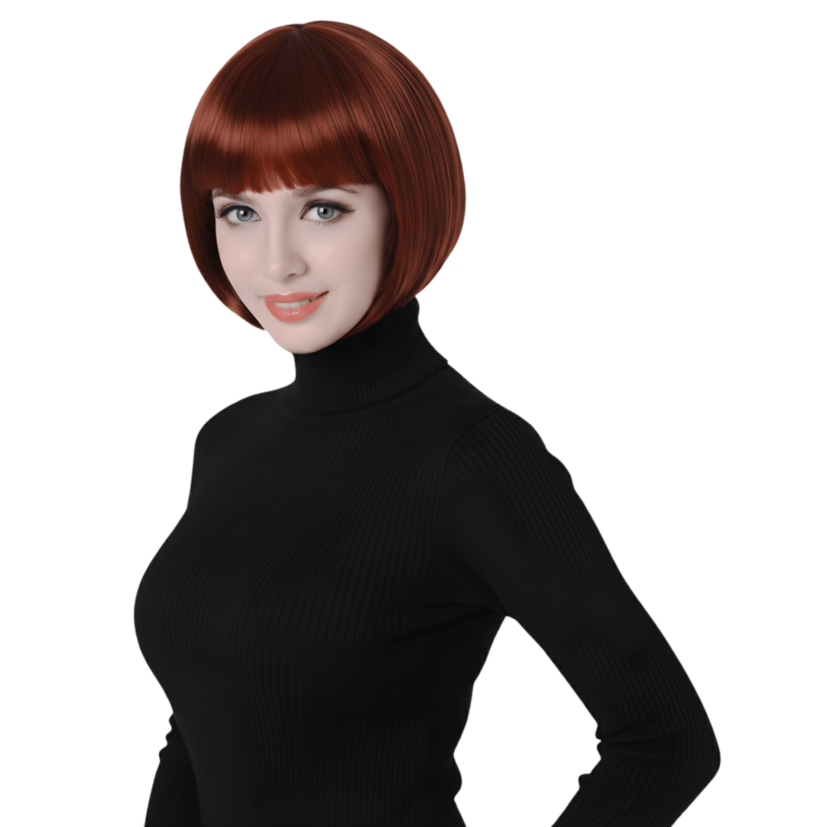 Short Bob Wig with Bangs