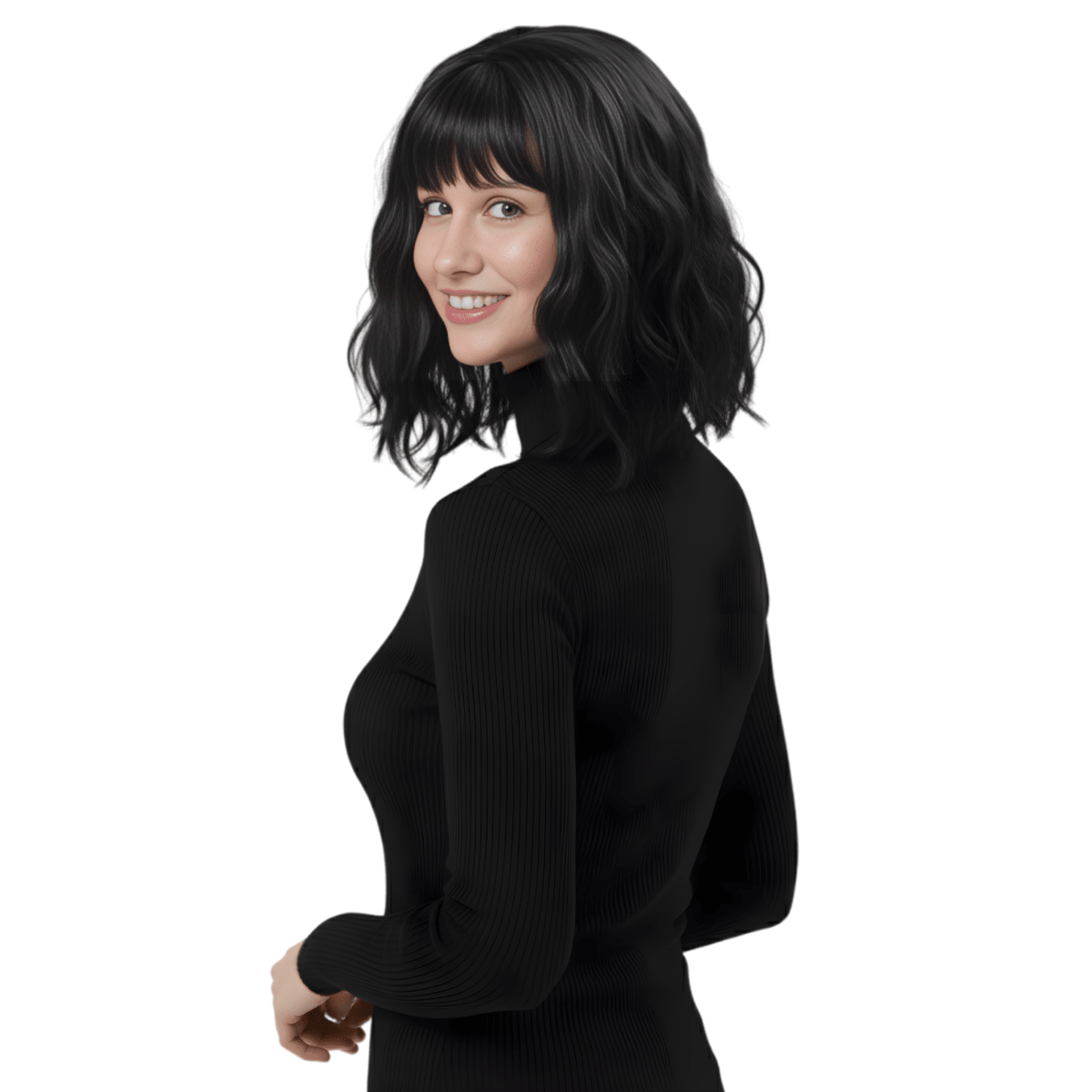 Short Wavy Bob Wig