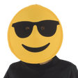 Sunglasses Emoji Mask - Adults