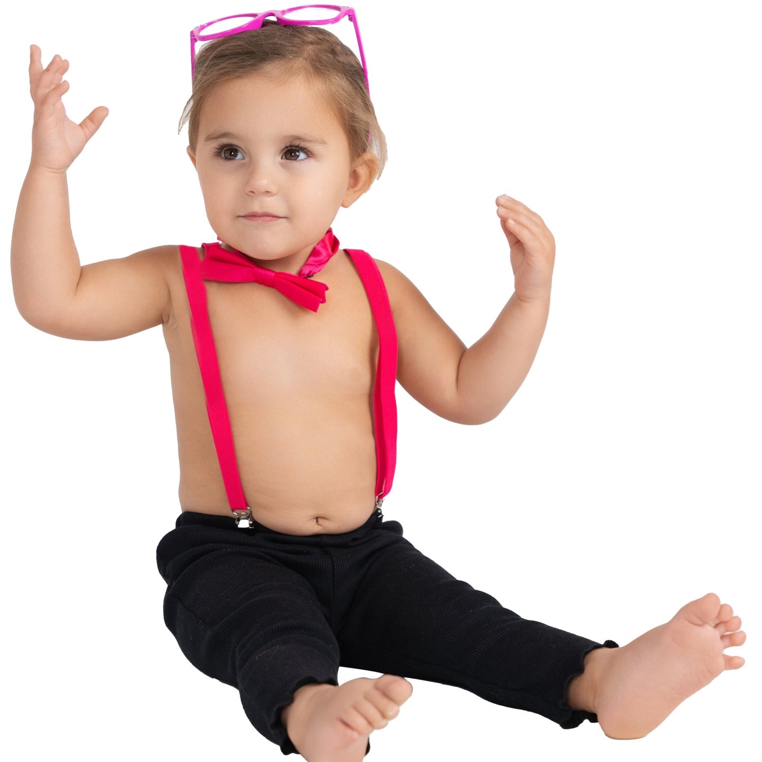 Suspenders, Bowtie and Sunglasses Set - Toddlers