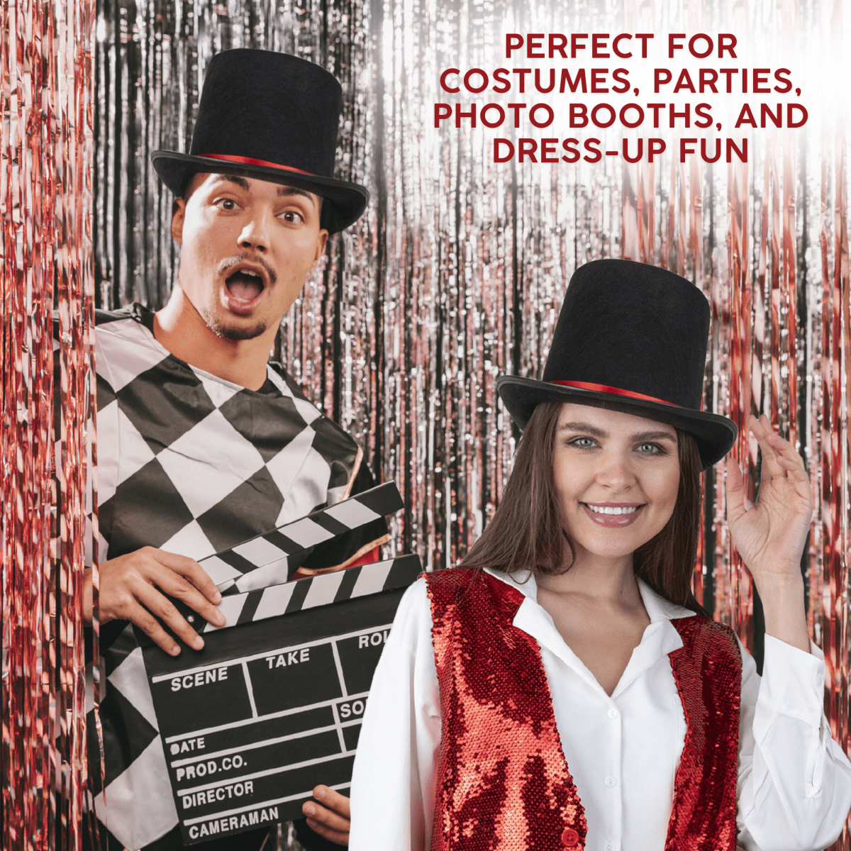 Tuxedo Top Hat - Adults