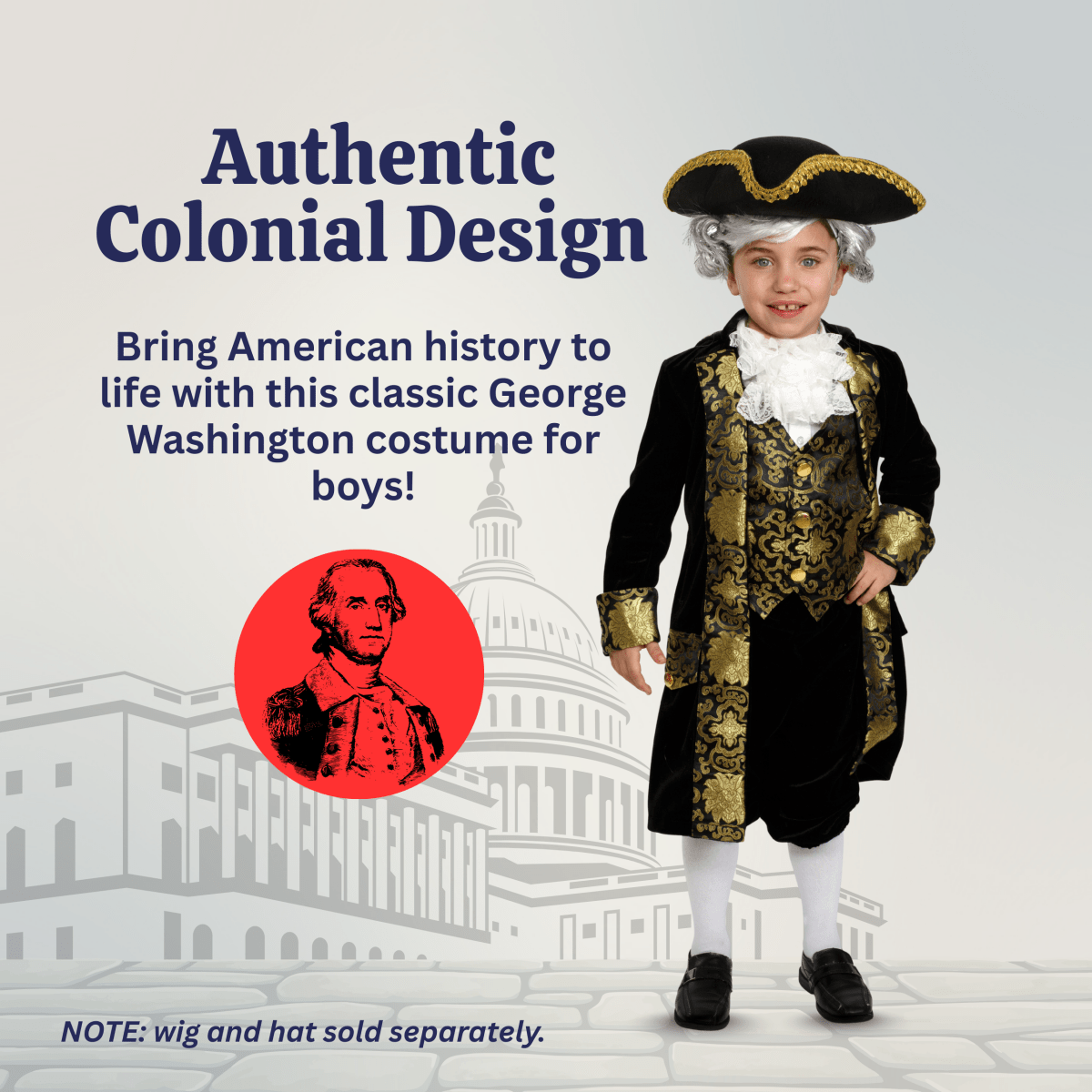 Washington Costume- Kids