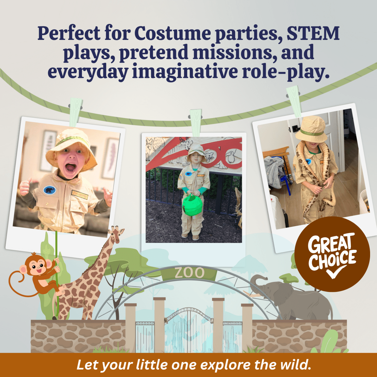 Zookeeper Costume - Kids