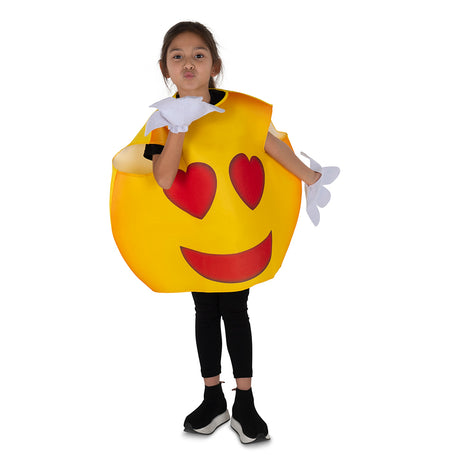 Emoji Hearts Smiley Costume - Kids