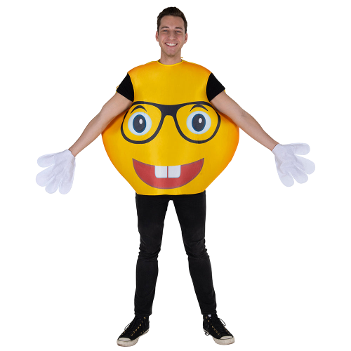 Glasses Smiley Costume - Adults