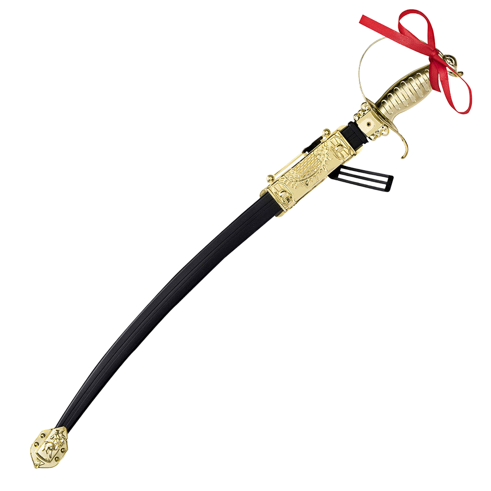 Pirate Gold Tipped Sword