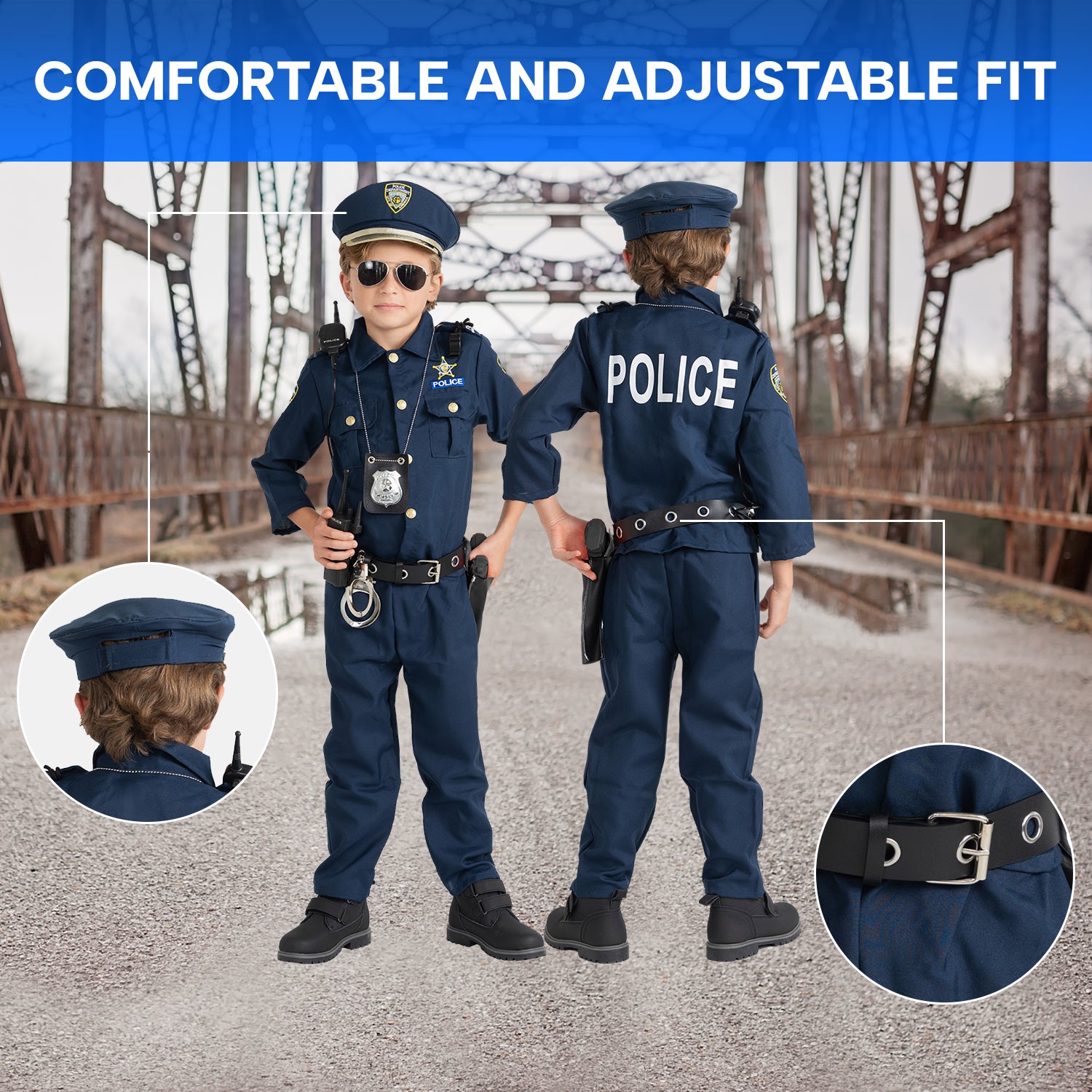 Police Officer Costume Set Kids Dress Up America Police Officer Costume Set Kids Dress Up America