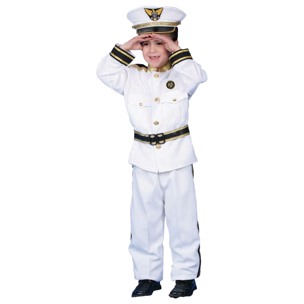 Navy Admiral Costume - Kids