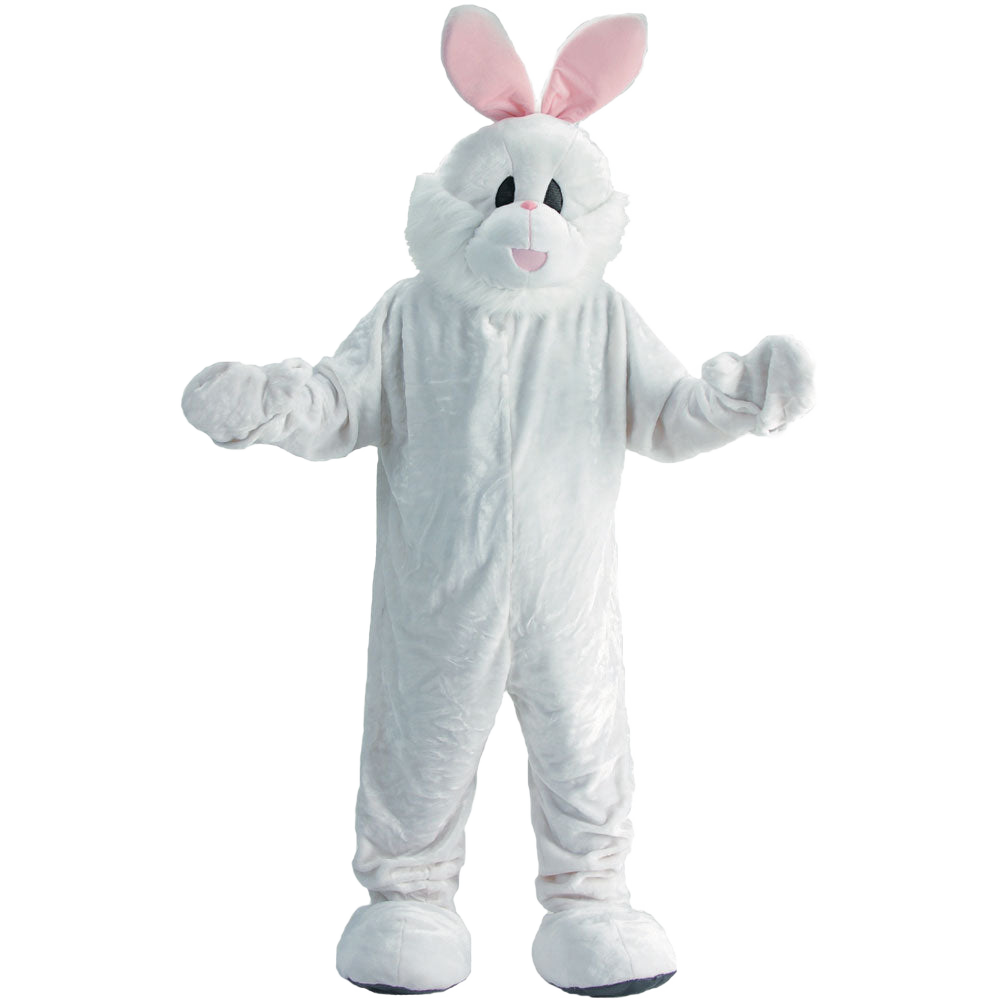 White Easter Bunny Mascot - Adults