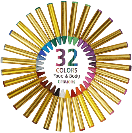 32 Face Paint Crayon Set