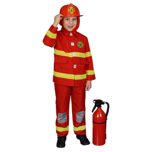 Red Firefighter Costume - Kids