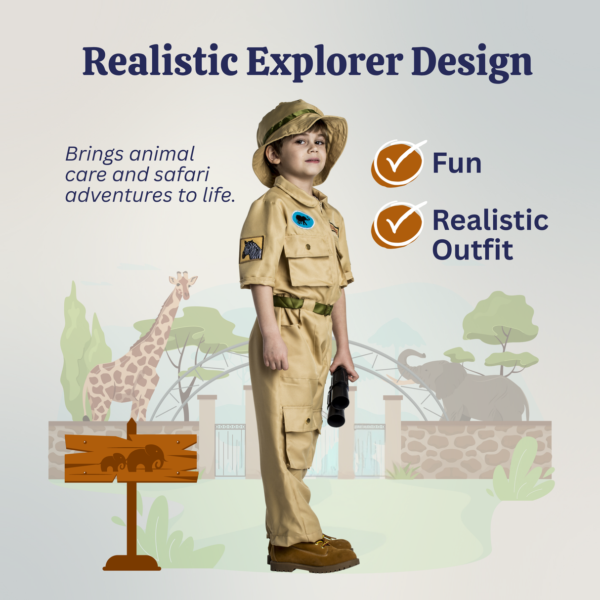Zookeeper Costume - Kids