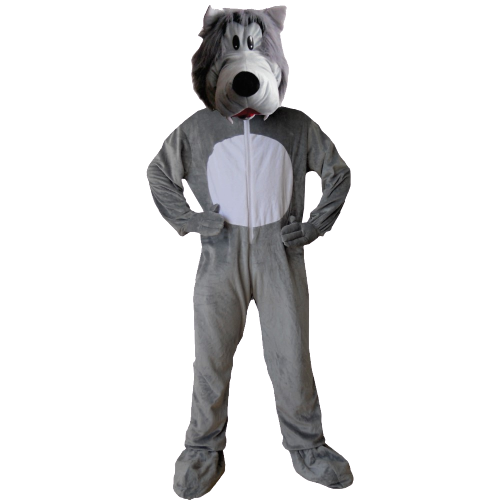 Gray Wolf Mascot - Adults