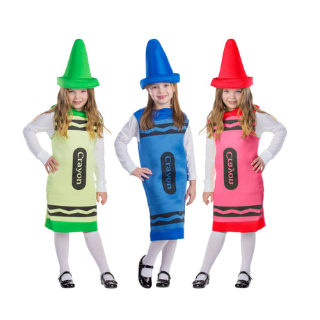 Green Crayon Costume - Kids