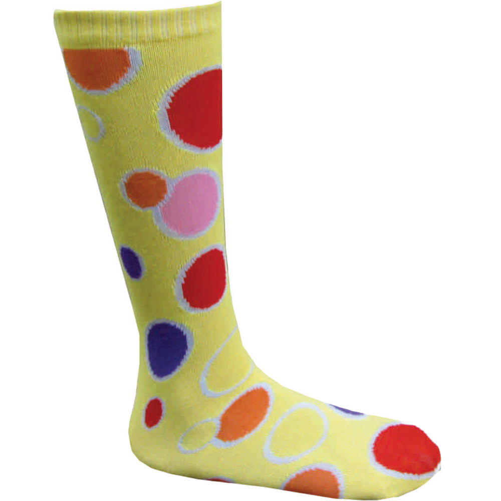 Yellow Polka Dots Socks - Adults