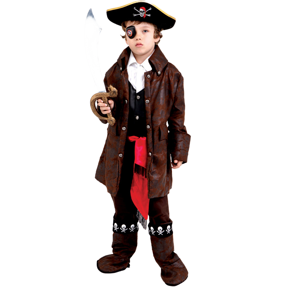 Caribbean Pirate Costume - Kids