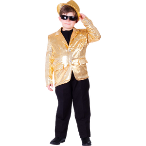 Gold Sequin Jacket - Kids