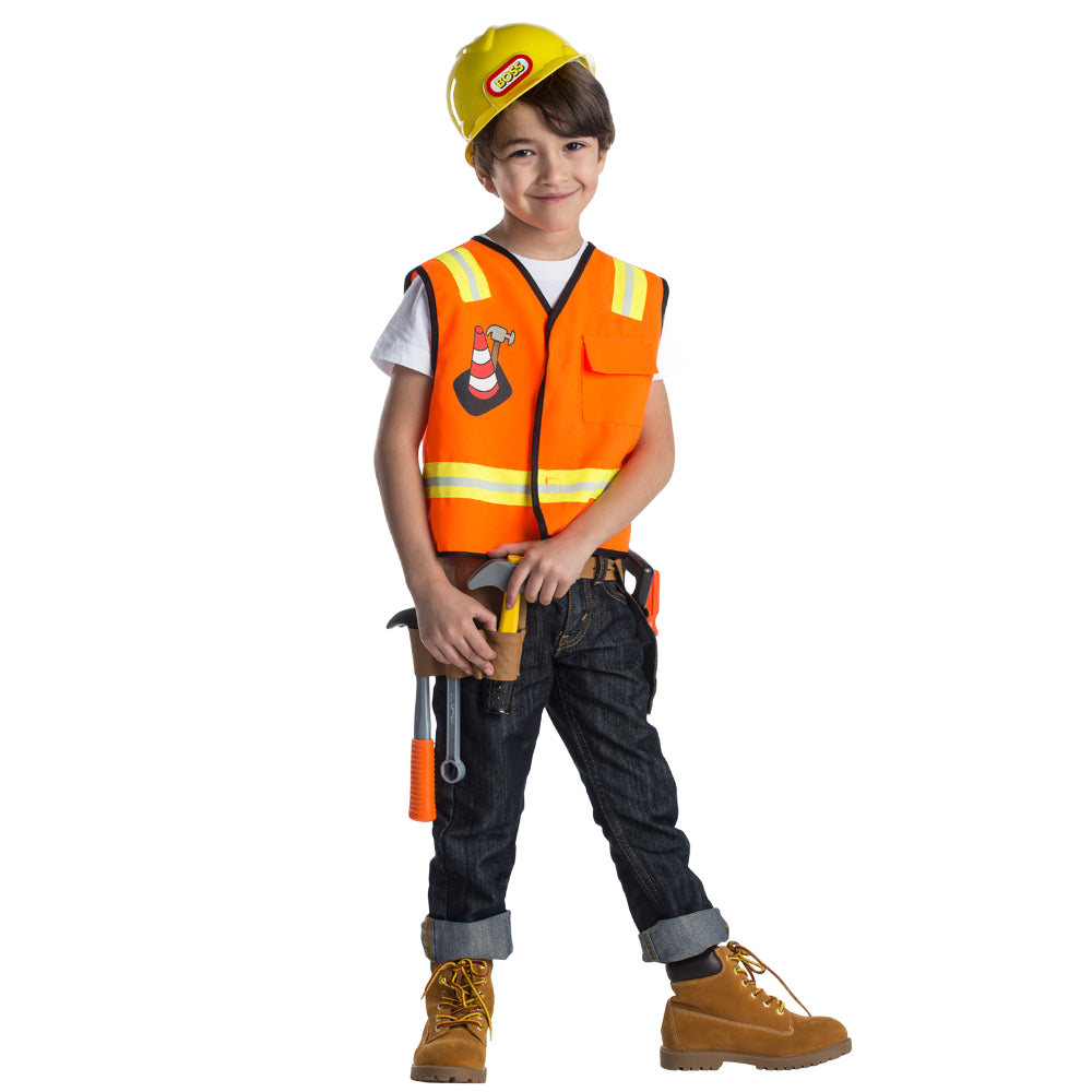 Construction Worker Role-Play Sets - Kids