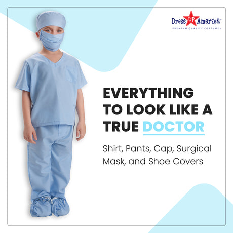 Nurse Costume Blue - Kids