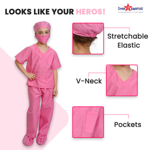 Nurse Costume Pink - Kids