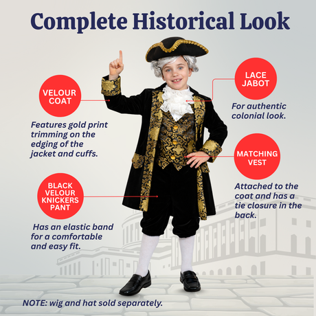 Washington Costume- Kids