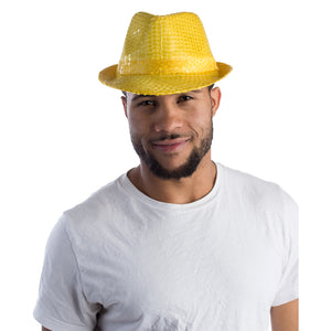 Sequined Fedora Hat
