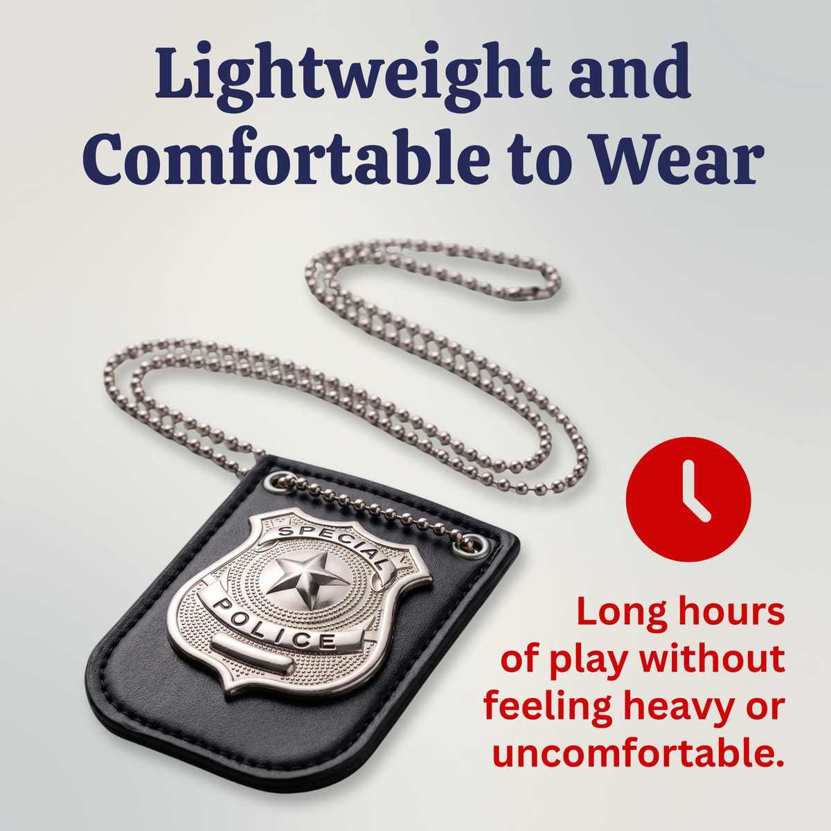 Pretend Play Police Badge
