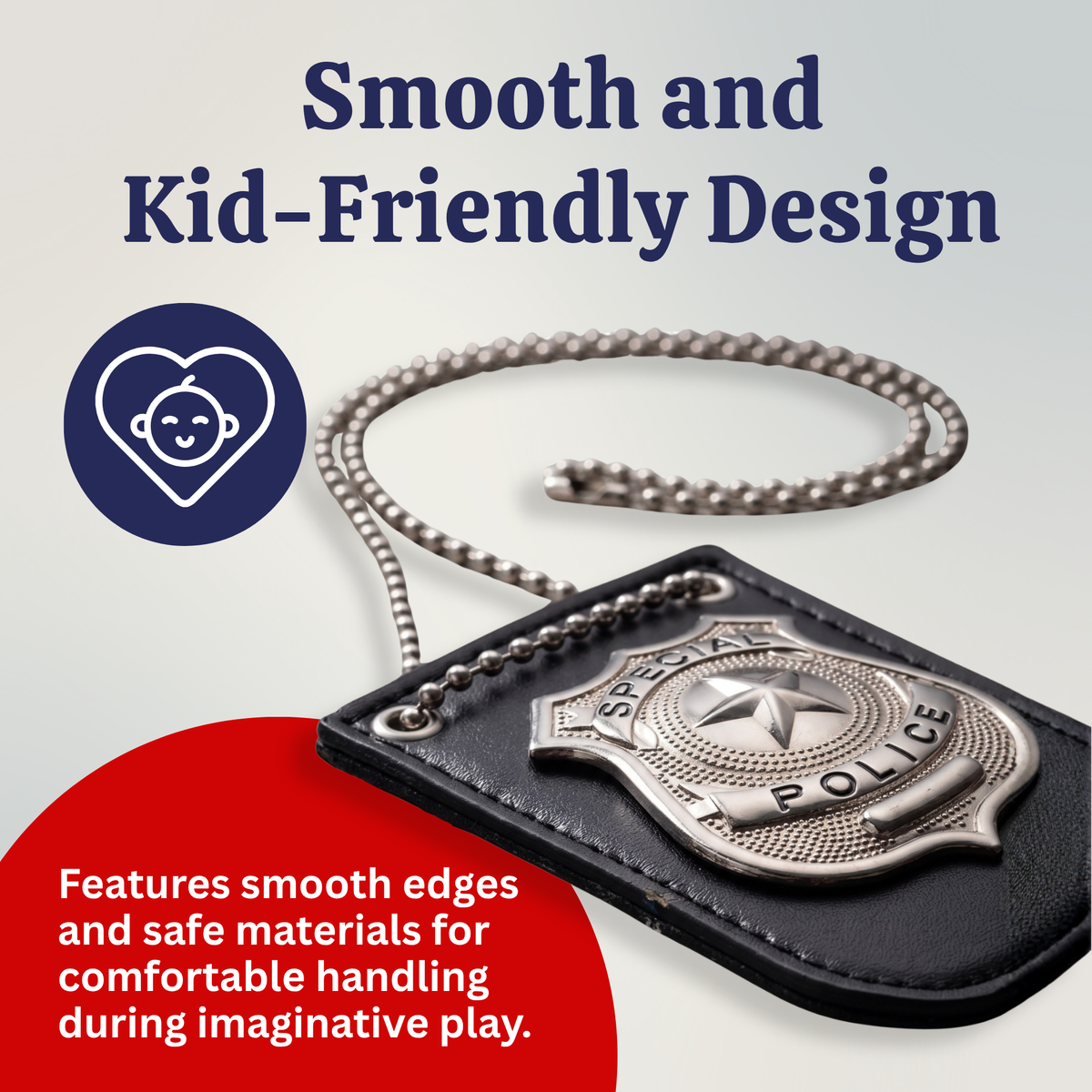 Pretend Play Police Badge