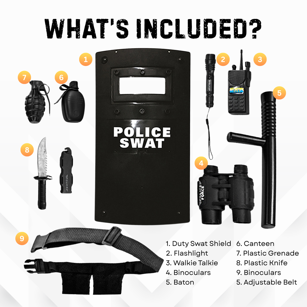 Police Toys Role Play Set - Kids