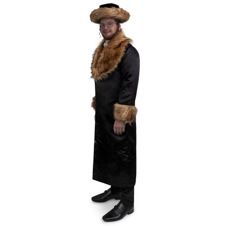 Rabbi Coat with Fur - Adults
