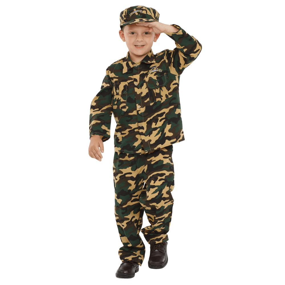 Army Dress Up Costume - Kids